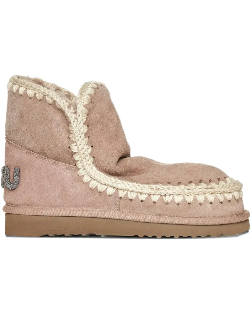 Mou Eskimo 18 logo-detail boots - Rosa Rosa