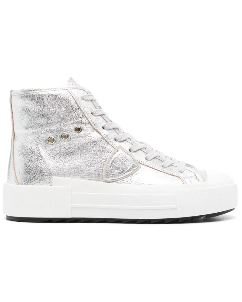 Philippe Model New Hybrid Mid Sneakers - Silber Silber