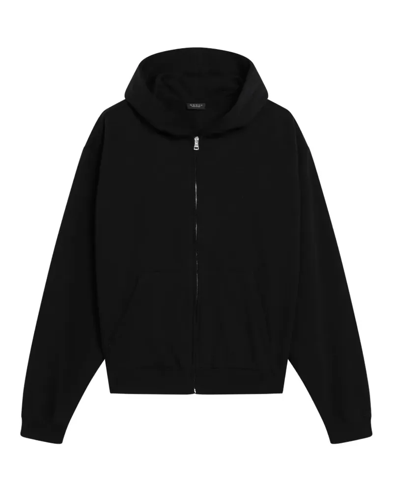 Gucci Jacke aus Kaschmirgemisch mit Print - Schwarz Schwarz