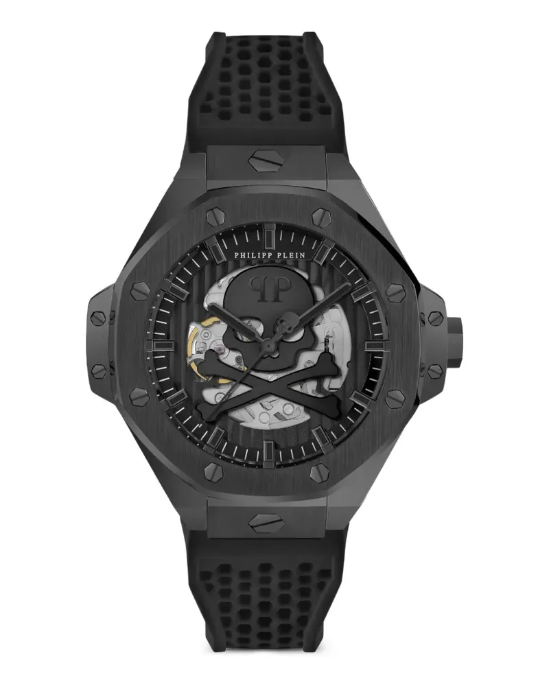 Philipp Plein keleton Royal 44mm watch - Schwarz Schwarz
