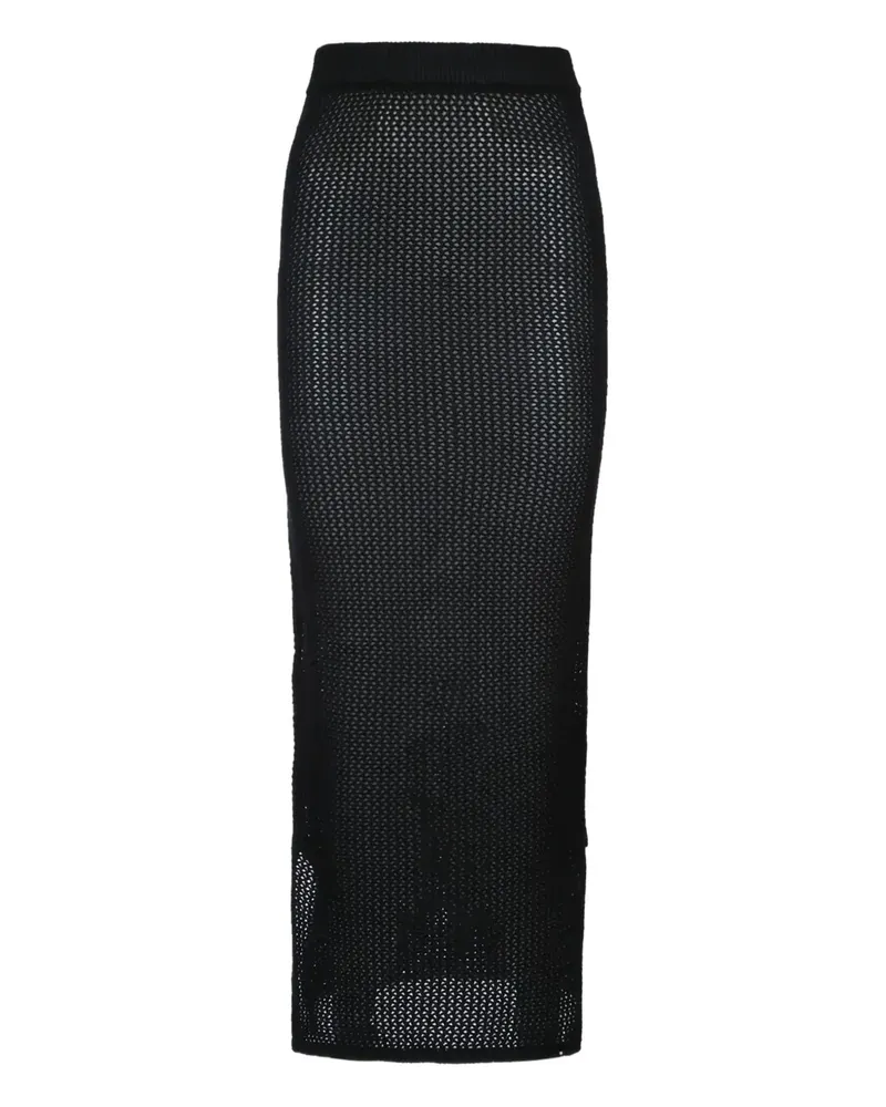 Tommy Hilfiger Gestrickter Rock - Schwarz Schwarz