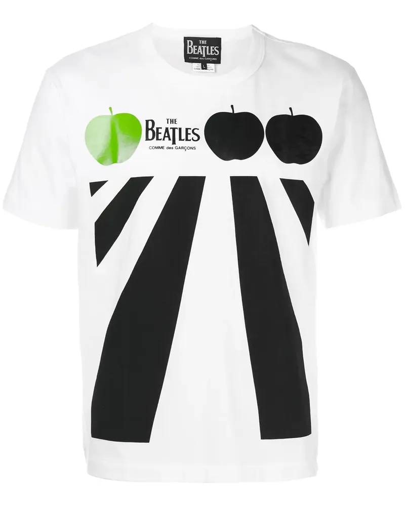 Comme des Garçons T-Shirt mit grafischem Print - Weiß Weiß