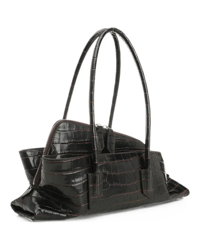 ATTICO small La Passeggiata shoulder bag - Braun Braun