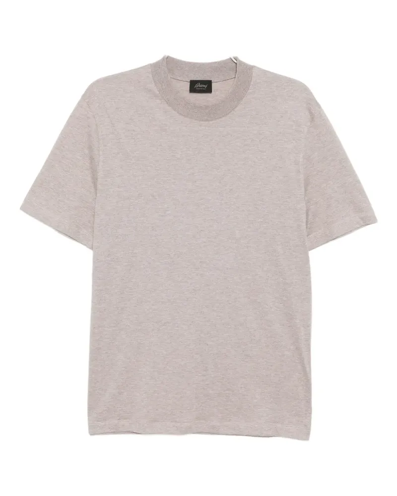 Brioni T-Shirt mit rundem Ausschnitt - Nude Nude