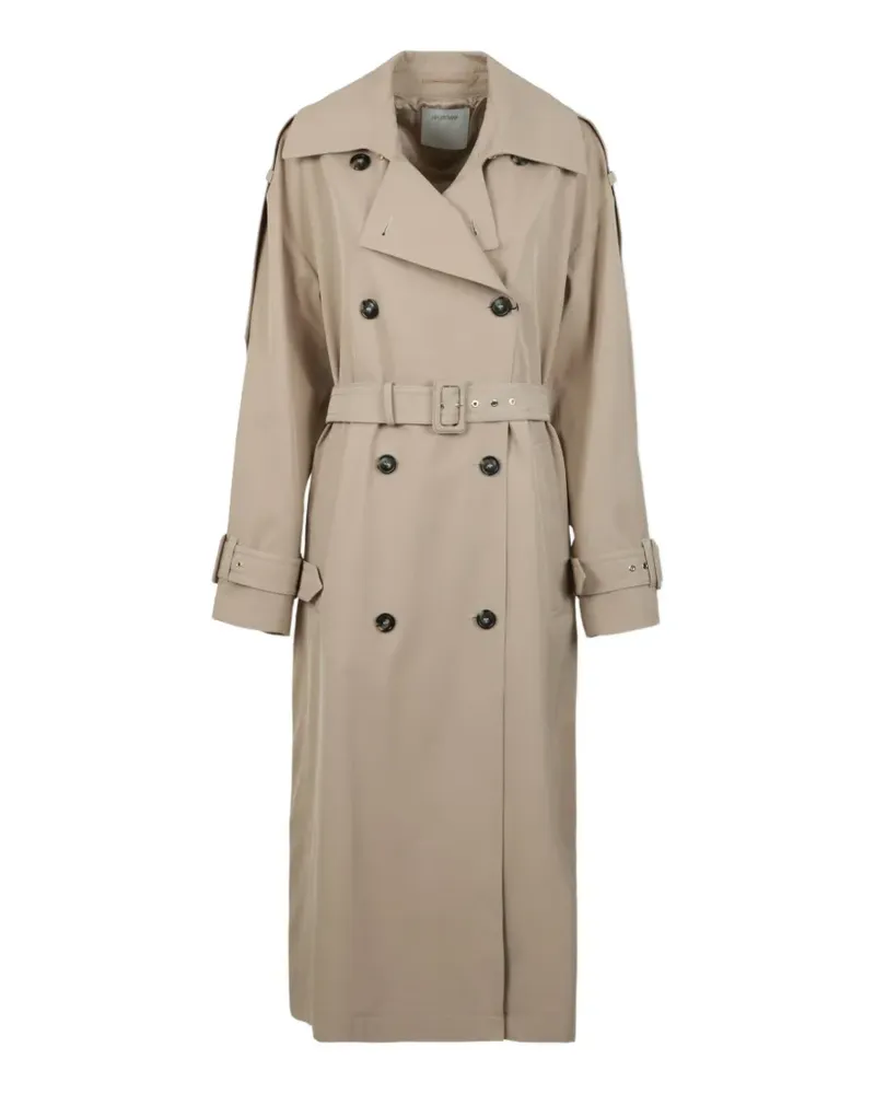 SPORTMAX Trenchcoat mit Gürtel - Nude Nude