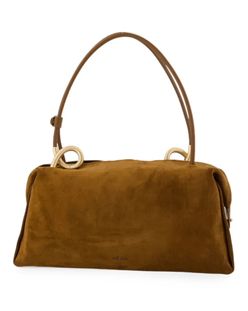 Cult Gaia Azariah suede shoulder bag - Braun Braun