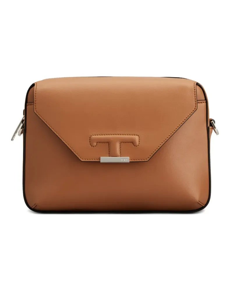 TOD'S Umhängetasche mit Klappe - Braun Braun