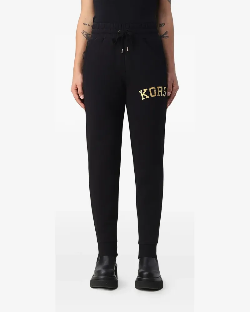 Michael Kors Jogginghose mit Logo - Schwarz Schwarz