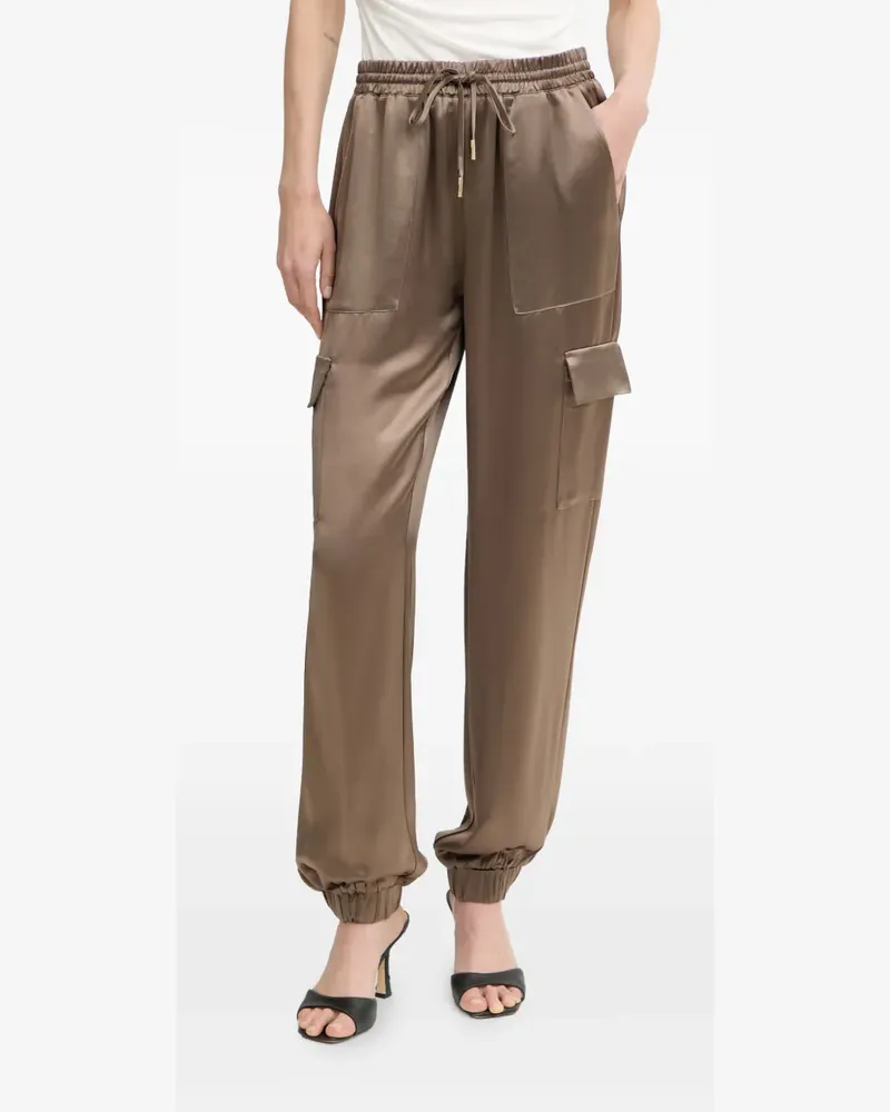 Guess Marzia satin track pants - Braun Braun