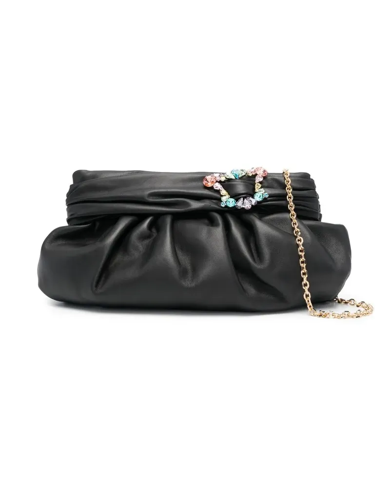 Sophia Webster Schultertasche mit Kristallen - Schwarz Schwarz