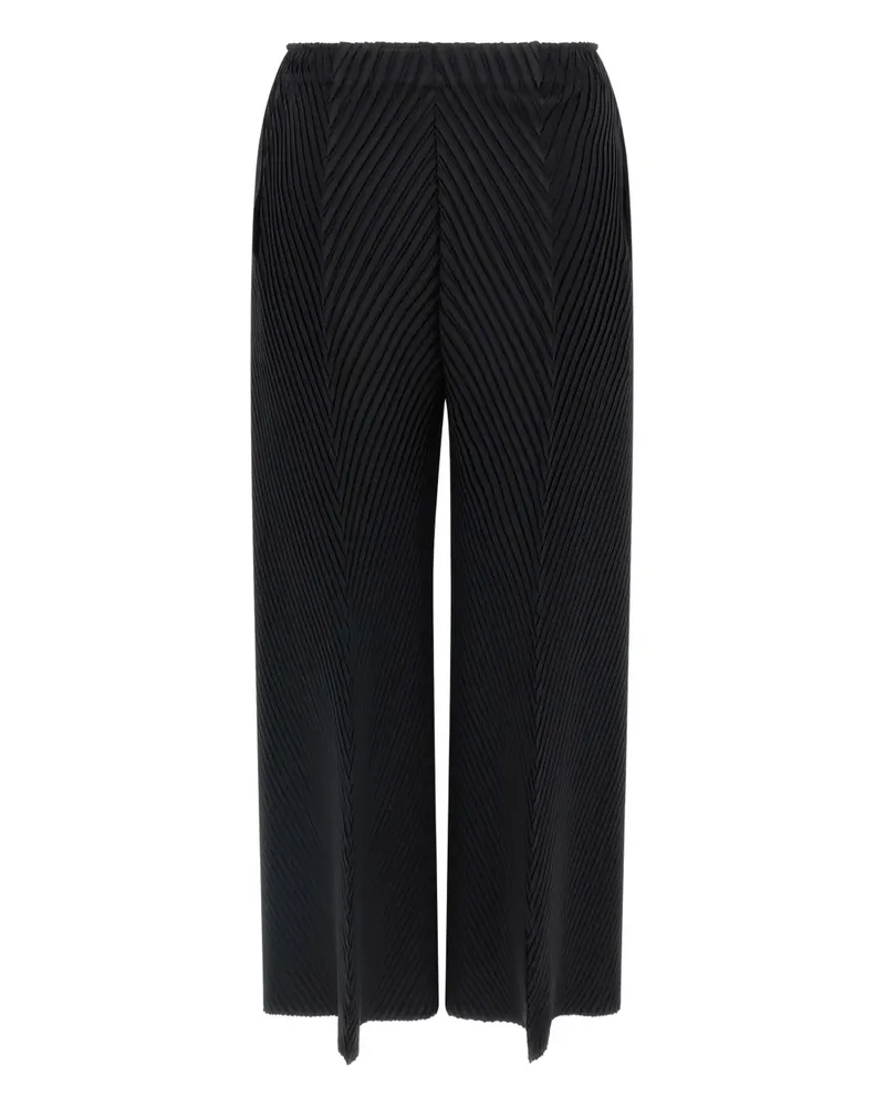 Issey Miyake Hose mit Zickzackmuster - Schwarz Schwarz