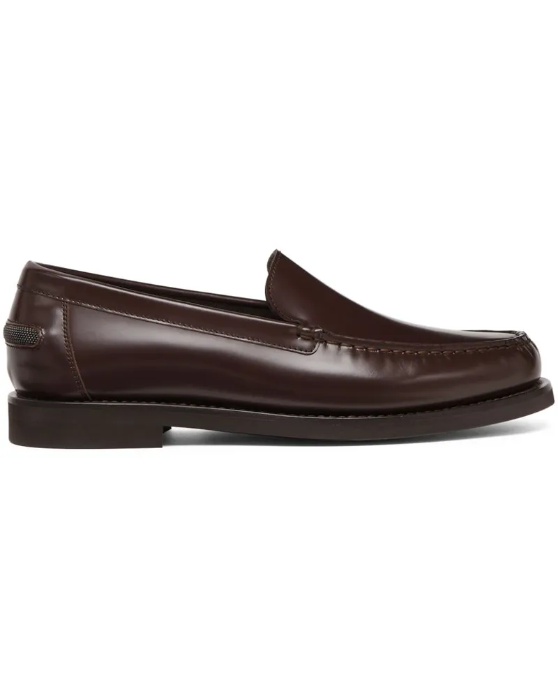 Brunello Cucinelli Loafer aus Leder - Braun Braun