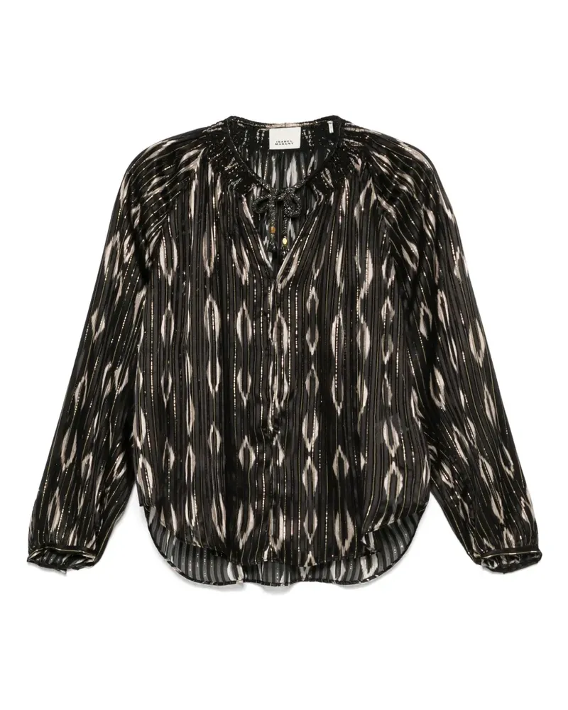 Isabel Marant Syra Bluse - Schwarz Schwarz