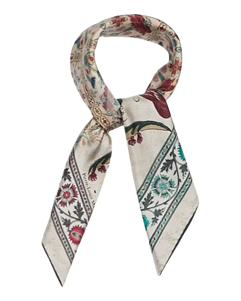 Pierre-Louis Mascia floral-pattern silk scarf - Weiß Weiß