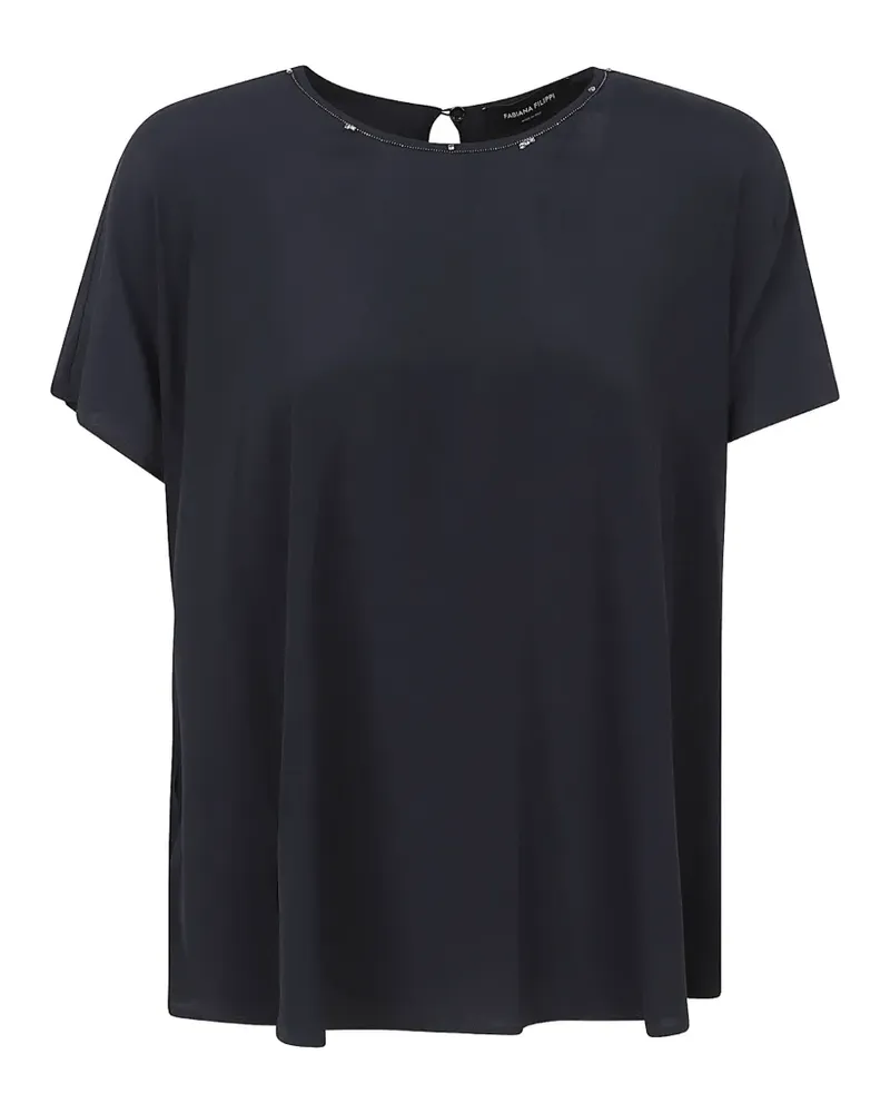 Fabiana Filippi embellishment blouse - Blau Blau
