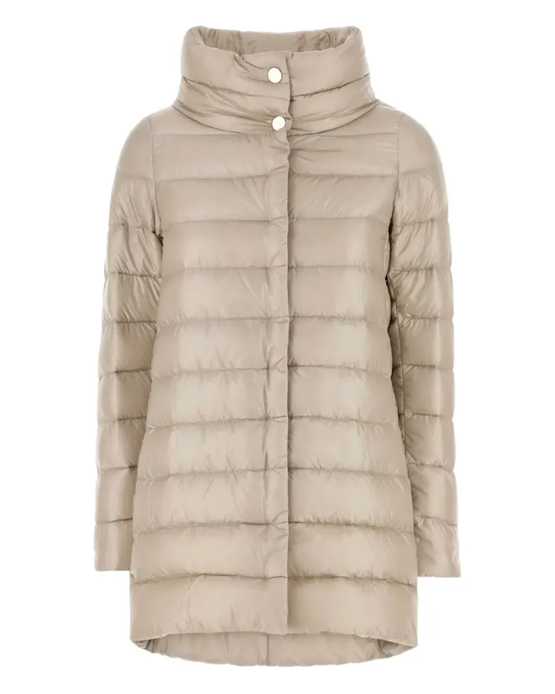 Herno Wattierte Jacke mit Zierknöpfen - Nude Nude