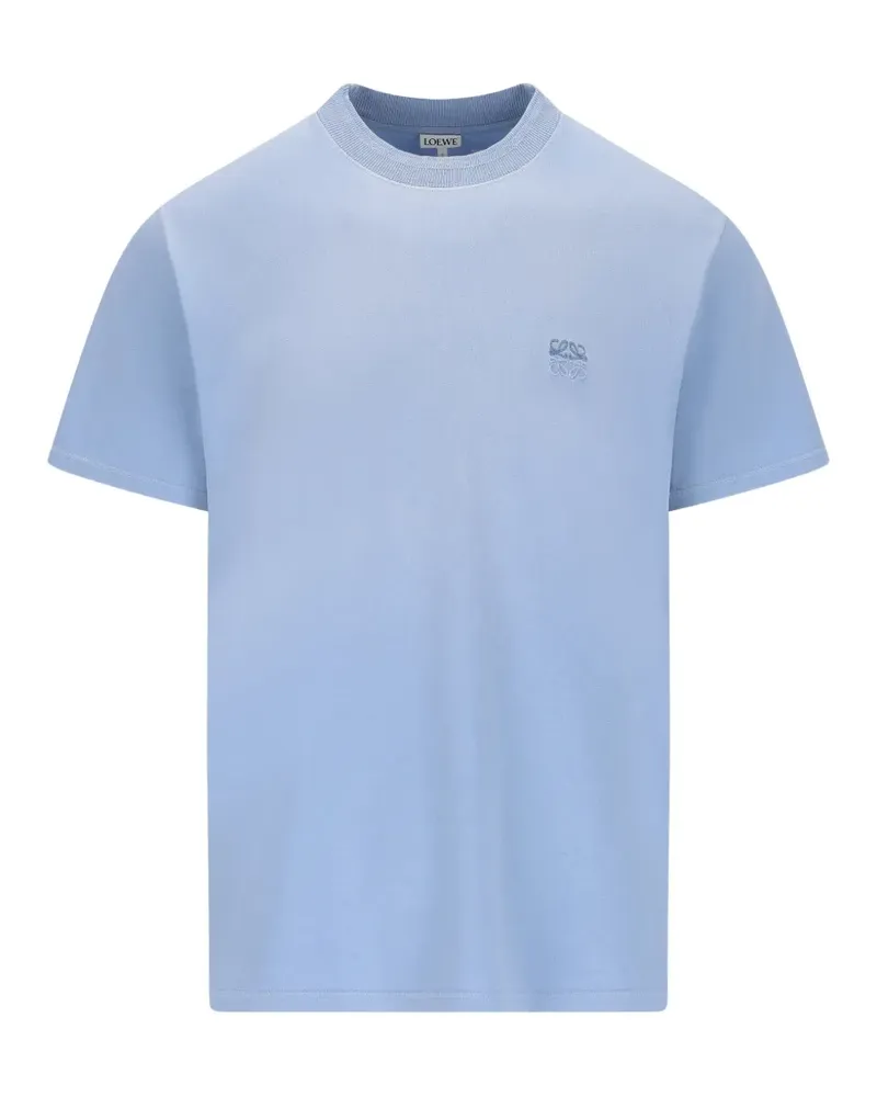 Loewe Sweatshirt mit aufgesticktem Anagram - Blau Blau