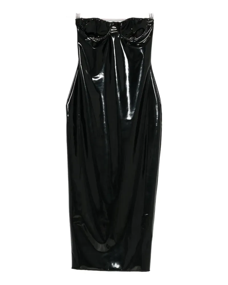 Oséree strapless midi dress - Schwarz Schwarz