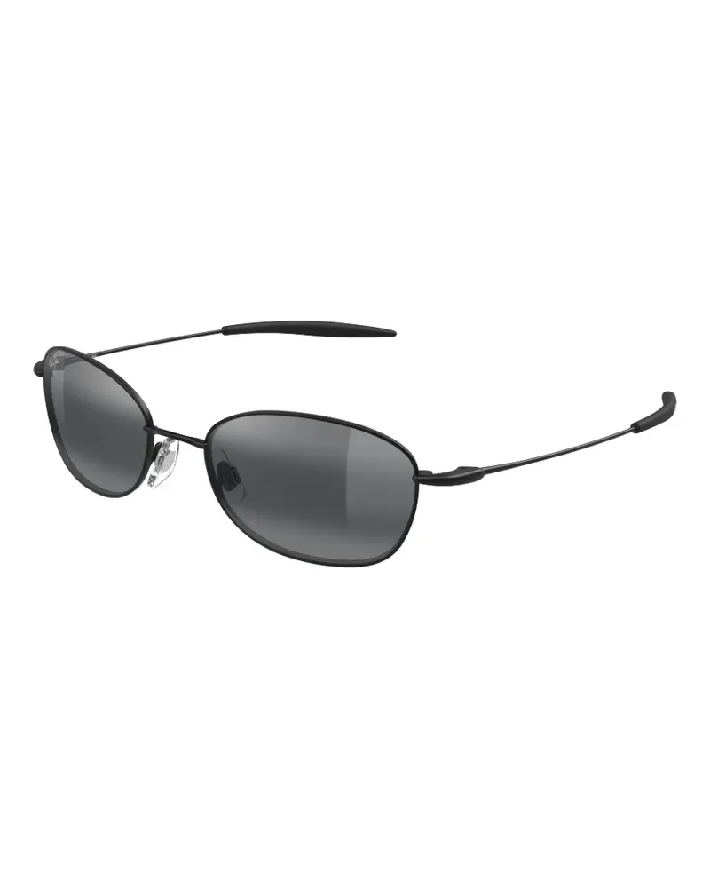 Maui Jim Huia oval-frame sunglasses - Schwarz Schwarz