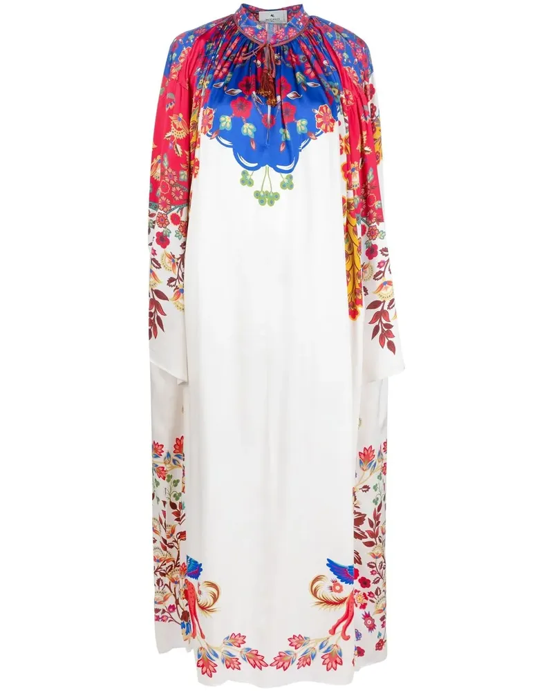 Etro Tunikakleid mit Blumen-Print - Nude Nude