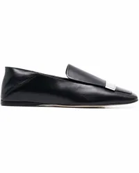 Sergio Rossi sr1 Loafer mit einklappbarer Ferse Schwarz