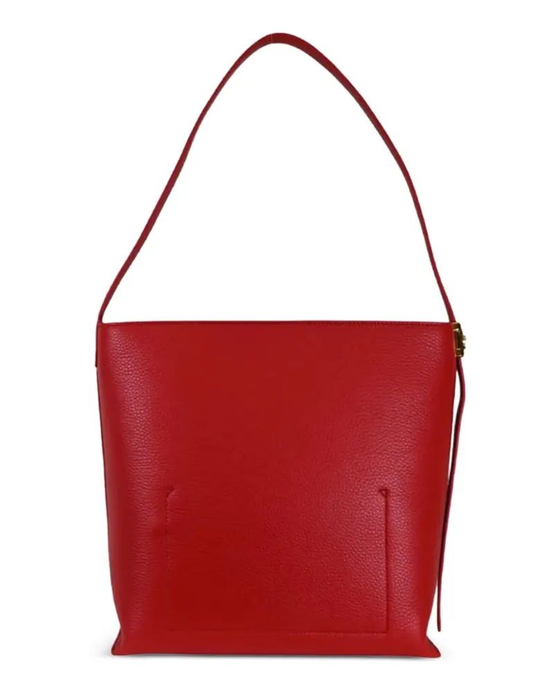 Coccinelle debossed-logo shoulder bag - Rot Rot