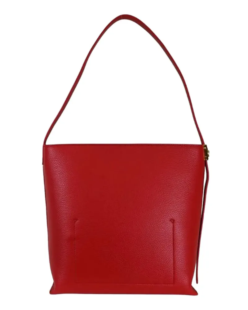 Coccinelle debossed-logo shoulder bag - Rot Rot