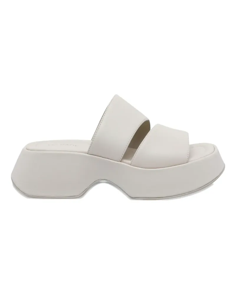 Vic Matié 55mm leather heeled sandals - Nude Nude