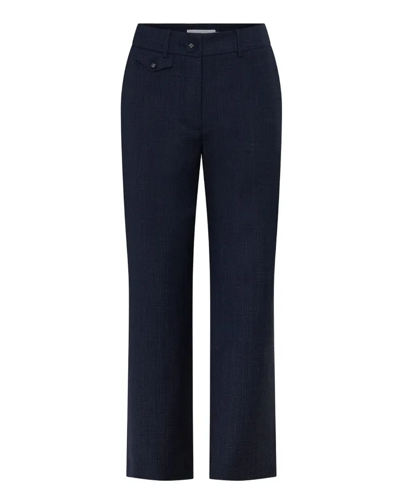 Anna Quan Juliette check-pattern trousers - Blau Blau