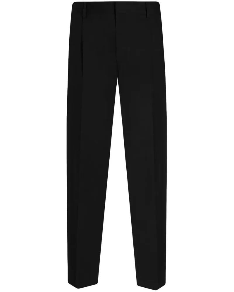 Dolce & Gabbana Hose mit Bundfalten - Schwarz Schwarz