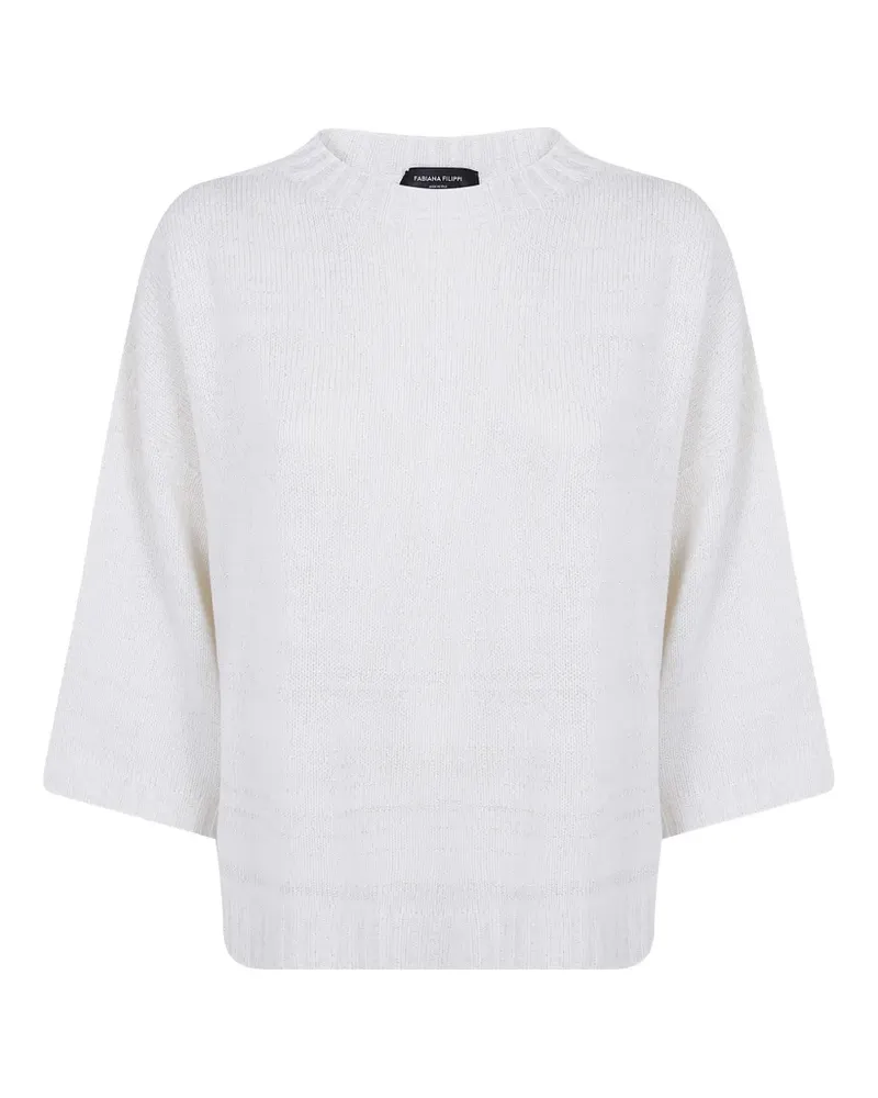 Fabiana Filippi Klassischer Pullover - Weiß Weiß