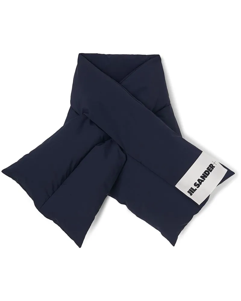 Jil Sander Down Schal - Blau Blau
