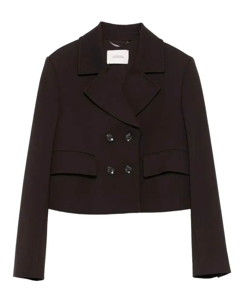 Dorothee Schumacher Doppelreihige Cropped-Jacke - Braun Braun