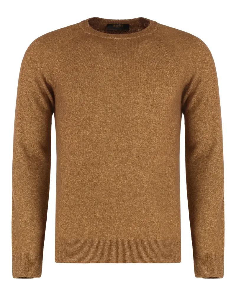 MOORER Frankie-B12 crew-neck sweater - Braun Braun