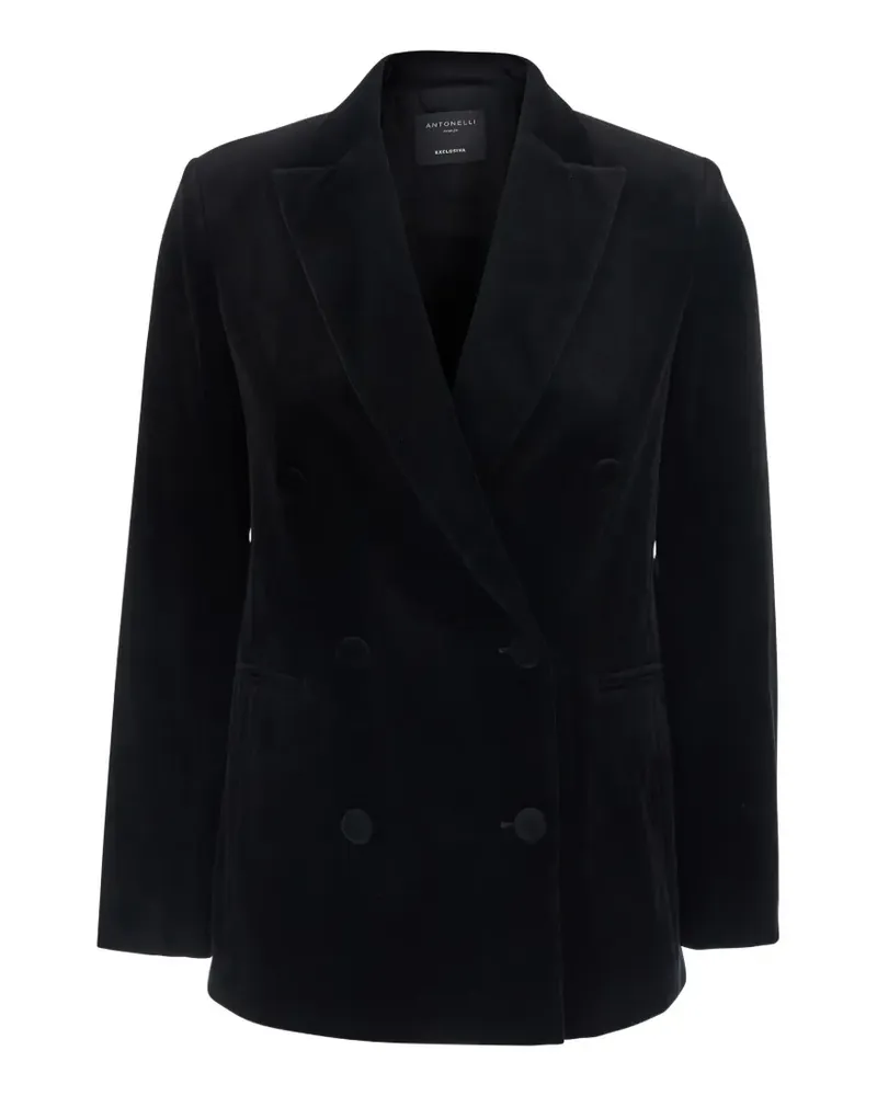 Antonelli Firenze Galbusera double-breasted blazer - Schwarz Schwarz