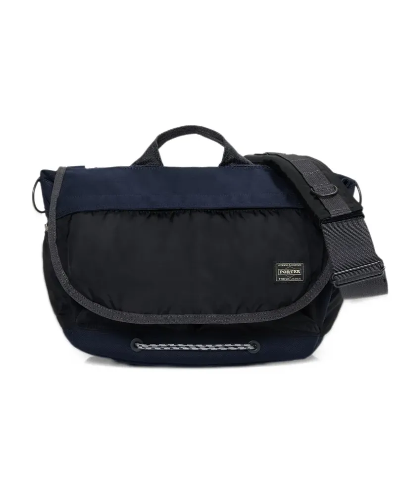 PORTER-YOSHIDA & CO New Hype logo-detail handbag - Blau Blau