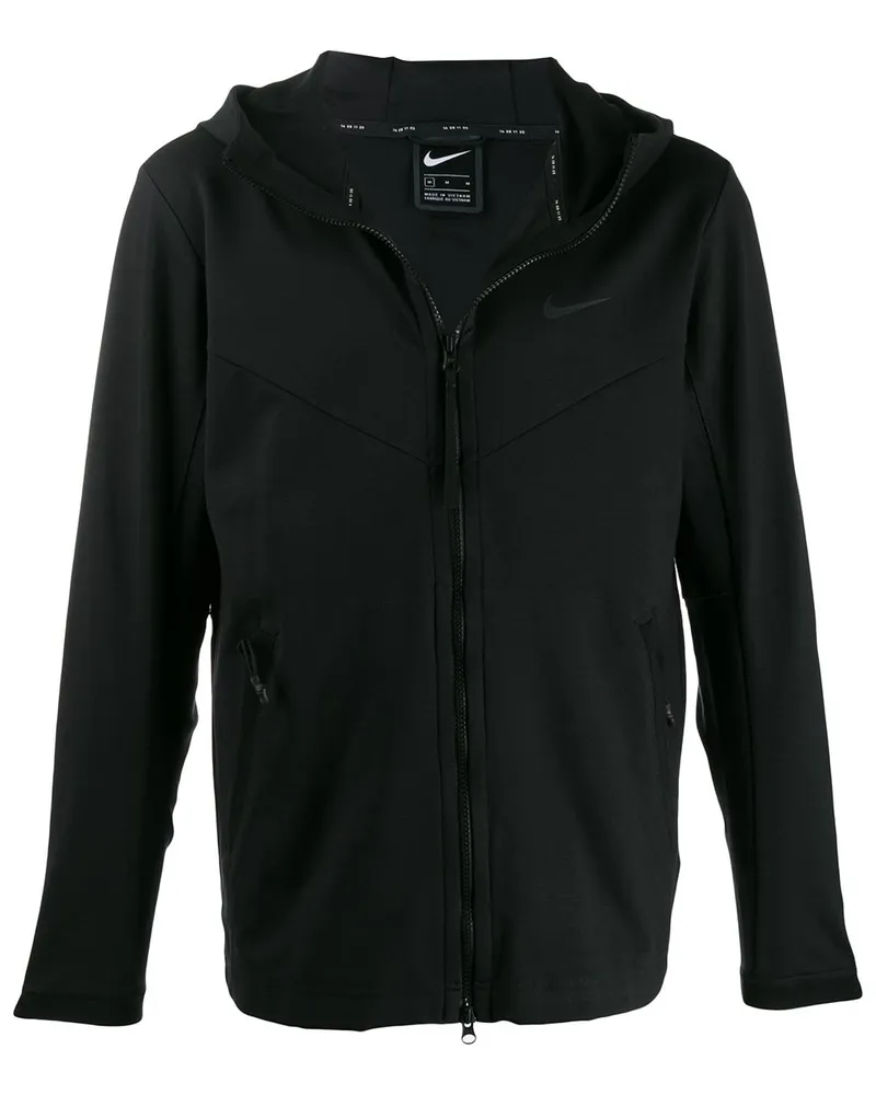 Nike Jersey-Kapuzenjacke - Schwarz Schwarz