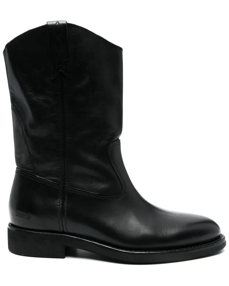 Golden Goose Stiefeletten im Biker-Look - Schwarz Schwarz