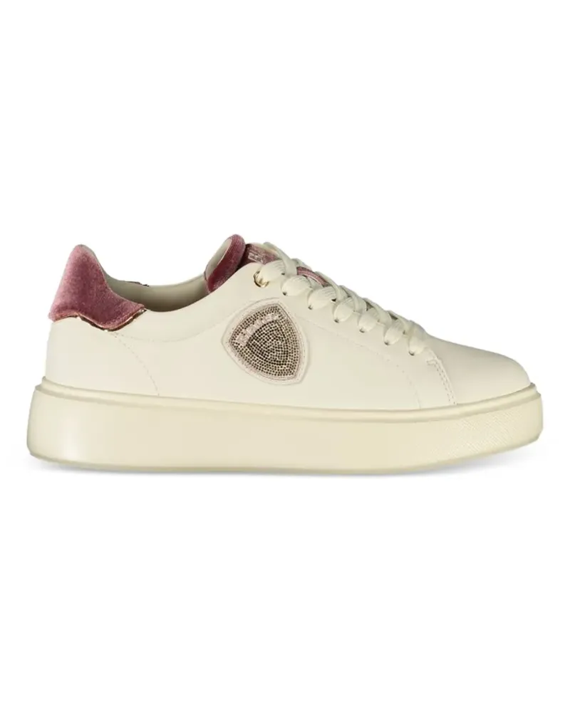 Blauer Sneakers mit Kristallen - Nude Nude