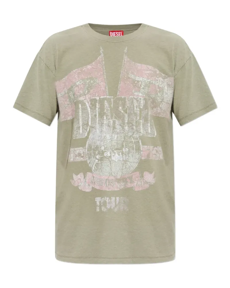 Diesel T-Normes-Hmbp T-Shirt - Grün Grün