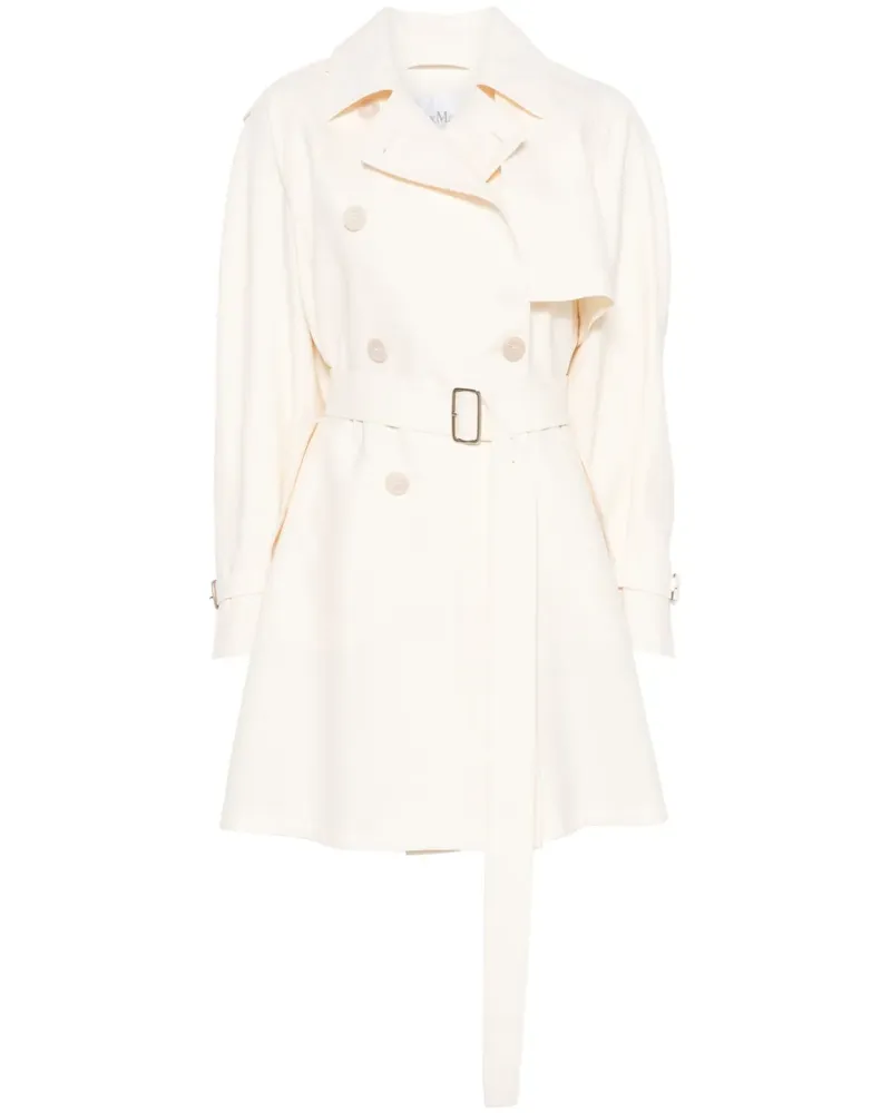 Max Mara Zagara Trenchcoat - Weiß Weiß