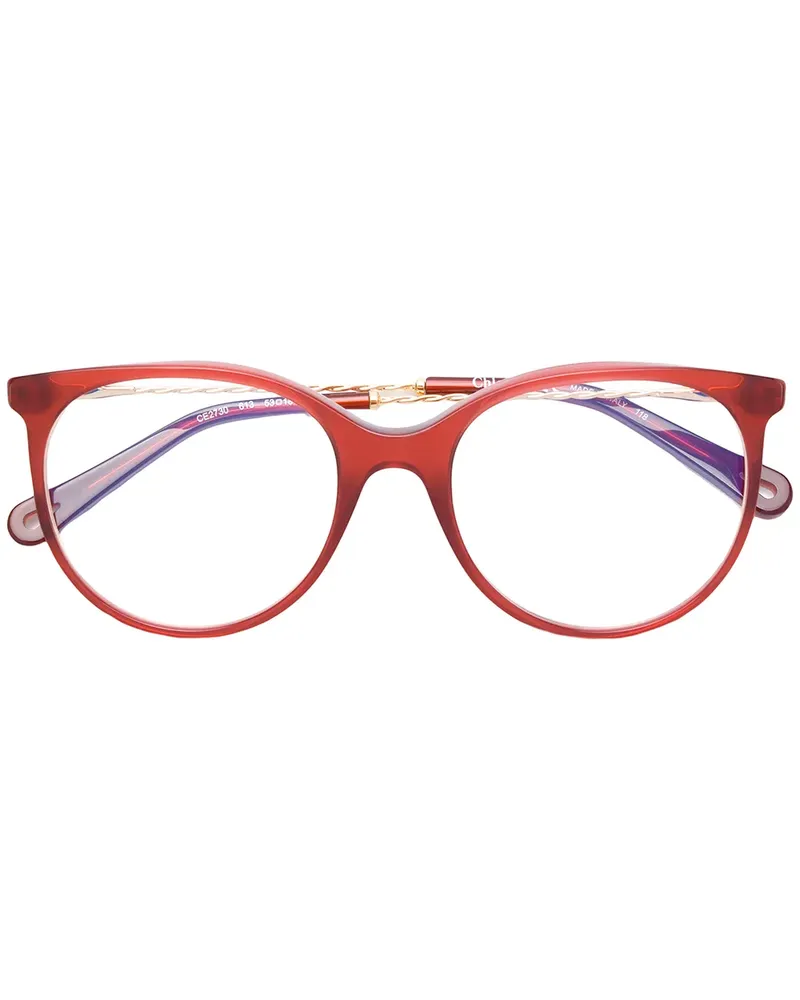 Chloé Brille mit rundem Gestell - Rot Rot