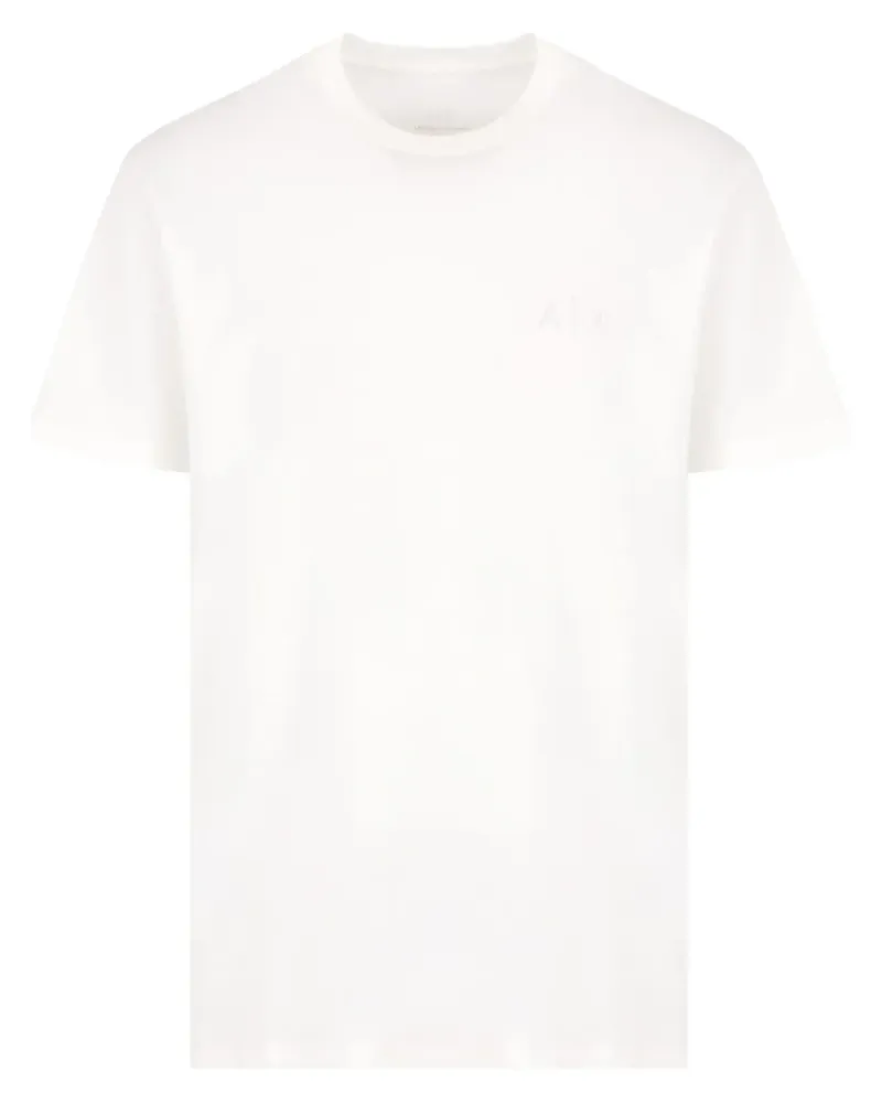 Armani Exchange T-Shirt mit Logo-Print - Weiß Weiß