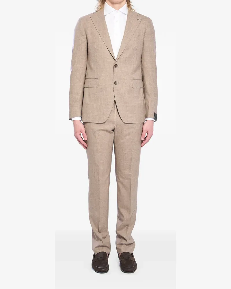 Tagliatore Einreihiger Anzug - Nude Nude