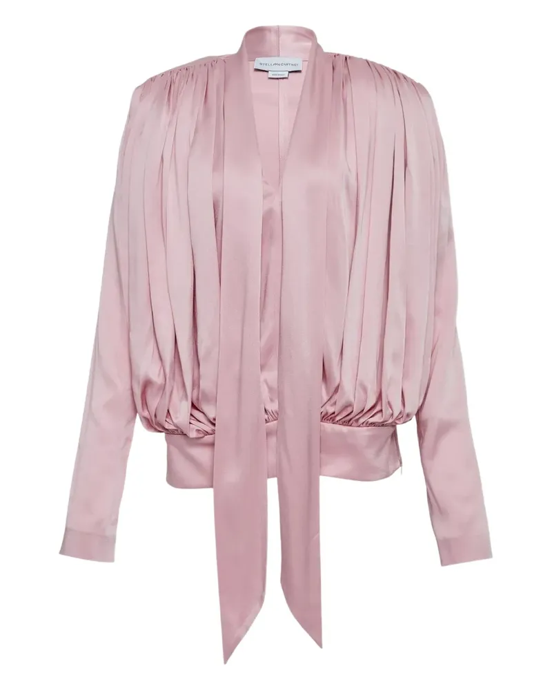 Stella McCartney Bluse mit V-Ausschnitt - Rosa Rosa