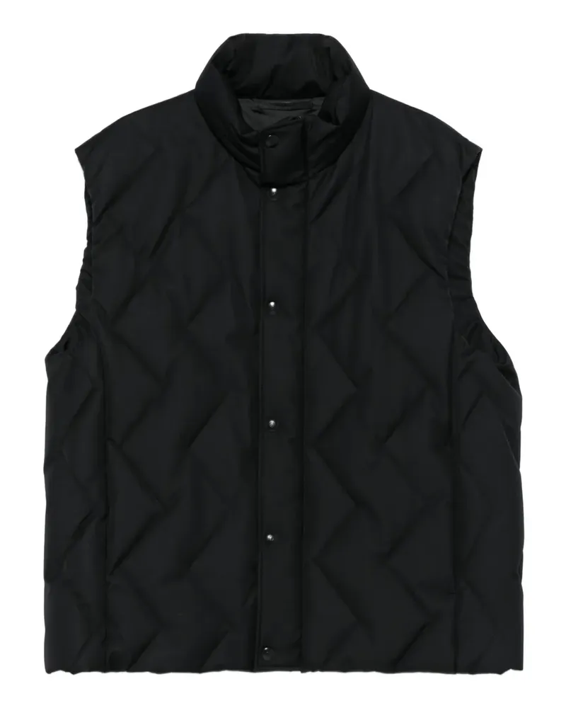 Giorgio Armani Gesteppte Daunenweste - Schwarz Schwarz