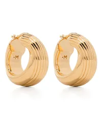 Missoma x Lucy Williams Chunky Entwine hoop earrings Gold