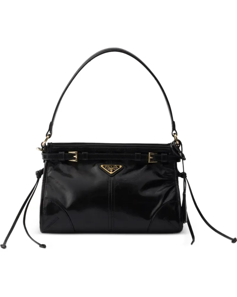 Prada Bonnie small leather handbag - Schwarz Schwarz
