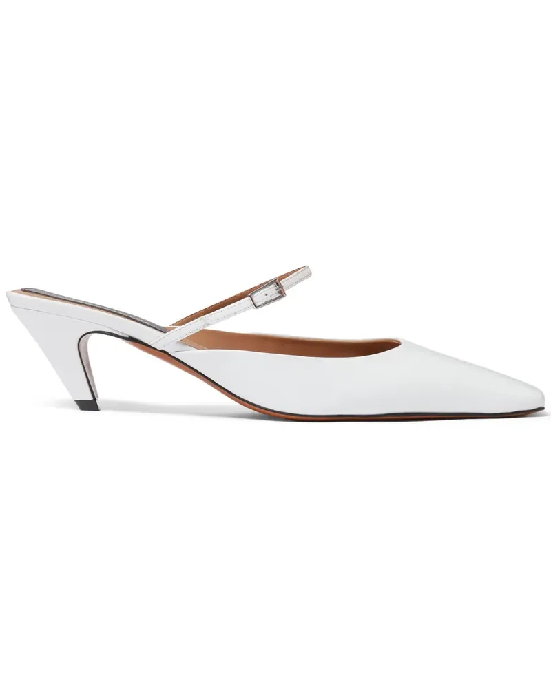 Stella McCartney Eckige Mules 90mm - Weiß Weiß