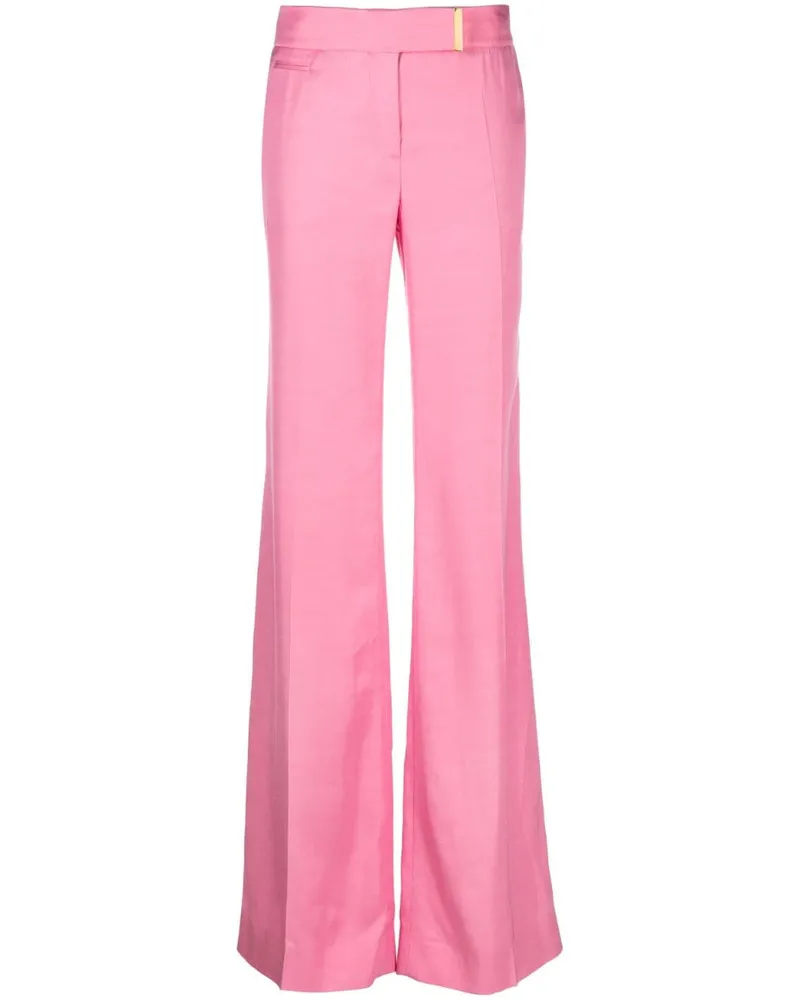 Tom Ford High-Waist-Hose mit weitem Bein - Rosa Rosa